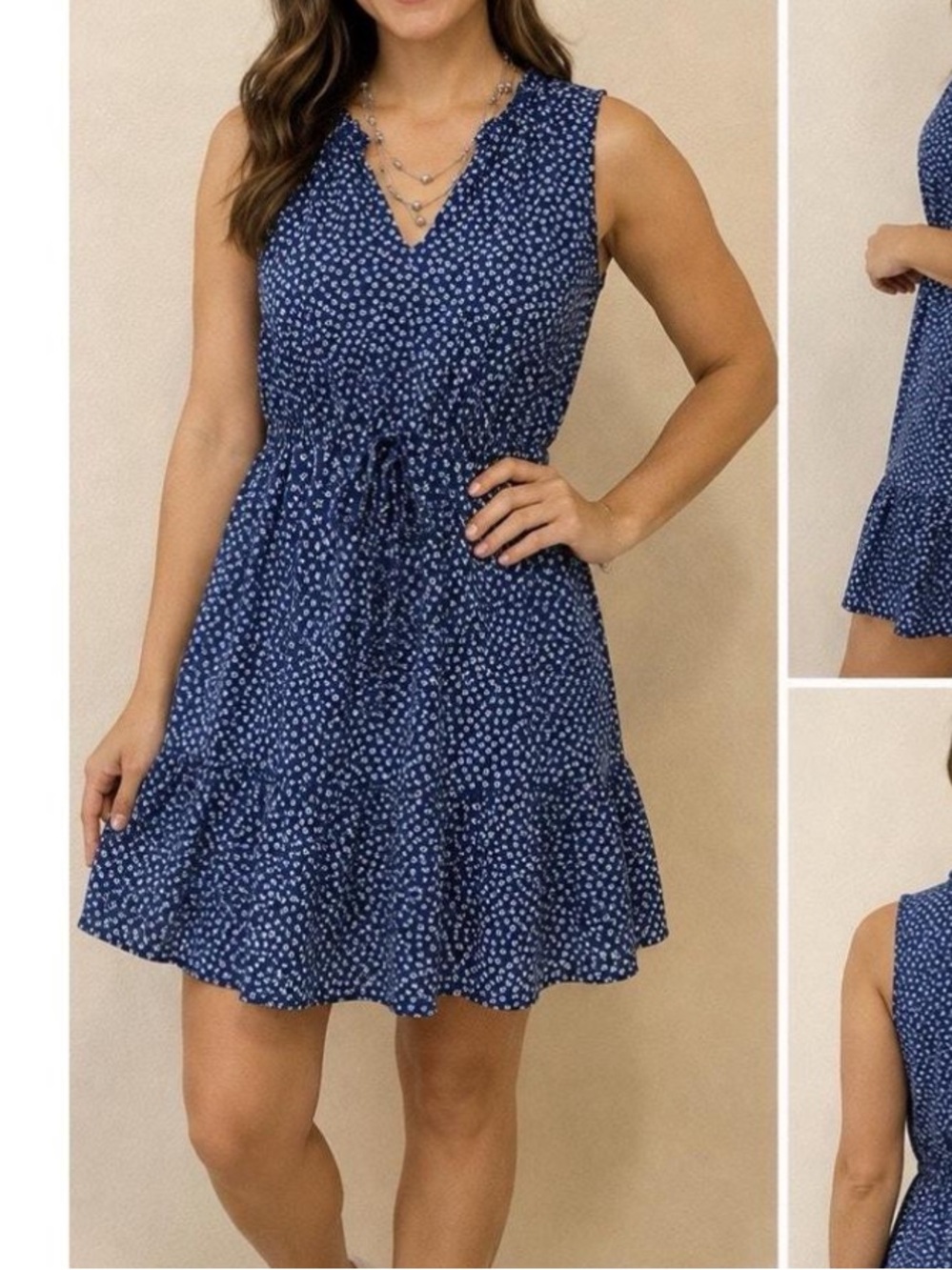 GAP Floral Frilly Lightweight Summer Dress